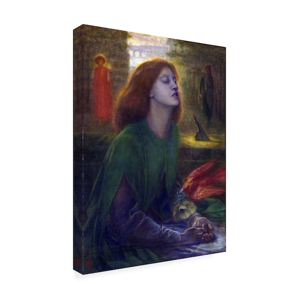 Rossetti 'Beatrix' Canvas Art,18x24